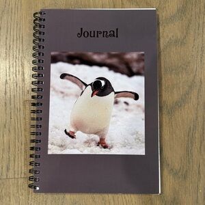 Penguin Journal with College Ruled Pages